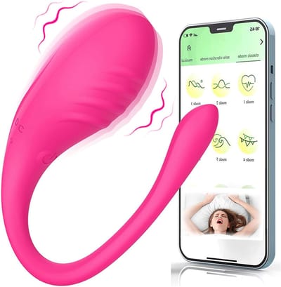 Nifkos - Vibrators voor Vrouwen met App Control - Sex Toys voor Vrouwen Koppels - G Spot Bullet Vibrator met 10 Vibratie Standen- Clitoris Stimulator - Dildo Vibrator Realistisch - Seksspeeltjes - Erotiek - Vibrerend Ei - Anale Speeltjes