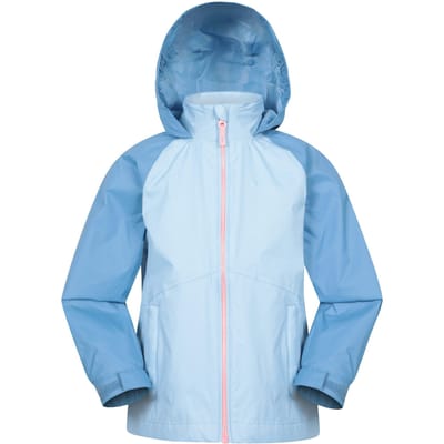 Mountain Warehouse Torrent II Waterdichte Jas voor kinderen/Kinderen (Teal)