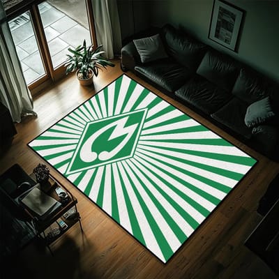 W-Werder B-Bremen Logo Deurmat Entree Antislip Wasbaar Keukentapijt Woonkamer Hal Loper Badkamer Decoratie 40x60cm