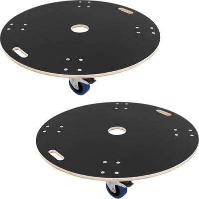 Ronde Transportwielen - Meubelrollers - Zware Goederen Verplaatsen - 800 kg Draagkracht - 87x145 cm