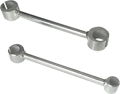 Set van 2 Deuropening Gereedschappen, Deur Scharnieren 14-19 mm en 23-25 mm, Dubbel Hoofd, Verstelbare Sleutel, Reparatie Tool voor Deuren en Ramen