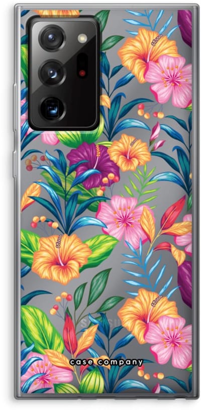 Case Company® - Hoesje geschikt voor Samsung Galaxy Note 20 Ultra / Note 20 Ultra 5G hoesje - Tropisch 2 - Soft Cover Telefoonhoesje - Bescherming aan alle Kanten en Schermrand