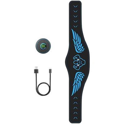 EMS ABS Buiktrainer Mannen en Vrouwen Buikspier Stimulator Buik Taille Trainer Riem Gewichtsverlies Lichaamsvorming Home Fitness Riem blauw