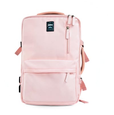 Solier FV06 Noa handbagage rugzak 35 liter – lichte reisrugzak voor vliegtuig en dagelijks gebruik, roze