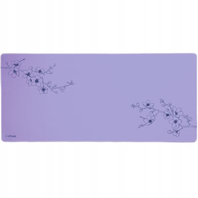 Trust GXT 759 XXL Gaming Muismat - 90x40cm - Gestikte randen & antislip - Blossem Lila