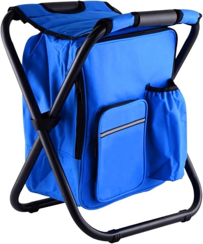 Klapstoel met koeler - Outdoor stoel - Kamperen en reizen - Geïntegreerde rugzak - 36 x 29 x 41 cm