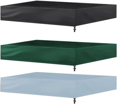 Zandbakhoes Vierkant - Afdekzeil Zandbak - Speelgoed Beschermen - UV-bestendig Oxford - 150 x 150 cm - Groen