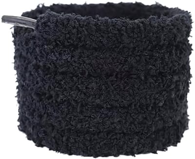The Kicks Don Fluffy Veters 140 cm - Zwart - Pluche