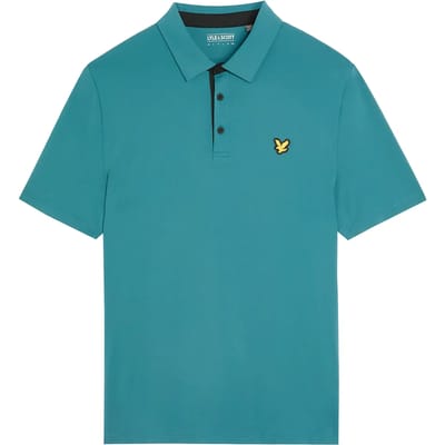 Polo met contrasterende knoopsluiting Lyle & Scott