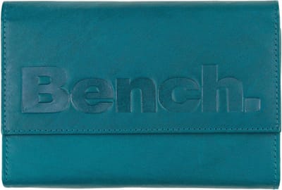 Bench Wonder Portemonnee Leer 15 cm - Dames - Horizontaal - petrol