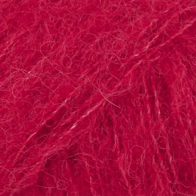 DROPS Brushed Alpaca Silk Uni Colour - 07 rood - Wol Garen