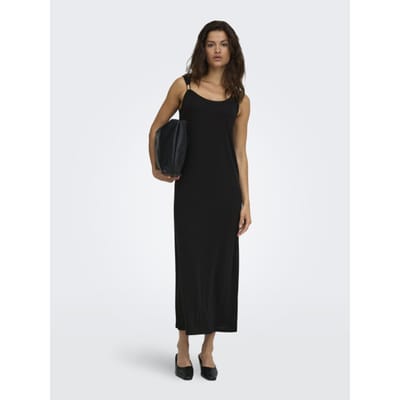 Jacqueline de Yong Jurk Jdyuffa S/l Long Dress Jrs Exp 15391025 Black Dames Maat - XS
