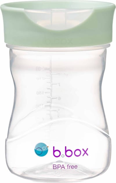 b.box Oefenbeker voor Peuters: Opening met Vrije Doorstroom, Ideale Overgang van Drinkbeker naar Beker voor Grote Kinderen. BPA-vrij, Vaatwasserbestendig | Vanaf 12+ maanden | 240 ml