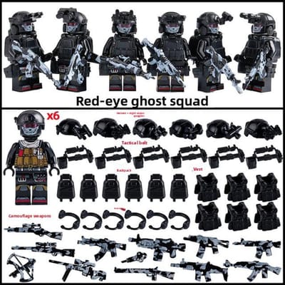 Style militaire Haute Qualité Forces Spéciales Haute Qualité, Police Haute Qualité Soldats Haute Qualité, Militaire Haute Qualité Armes Haute Qualité, Jouer