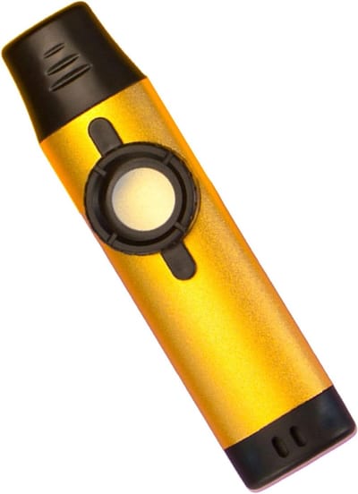 Draagbare Kazoo - Muziekinstrument - Muziek Maken - Met Vervangbare Membranen - 10.7 cm Lengte - Goud