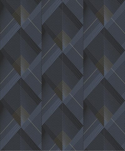 Galactik dessin d.blauw/goud L967-01