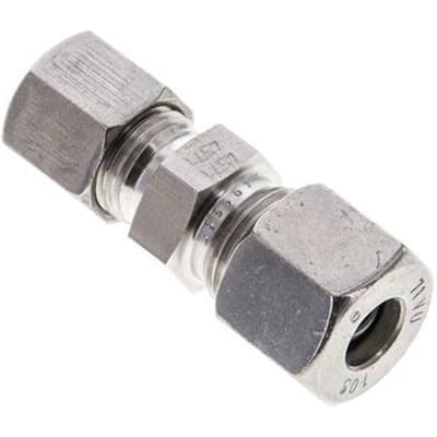 8S & 10S RVS Rechte Snijringkoppeling 630bar ISO 8434-1
