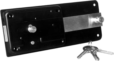 Insteekslot - Buitenslot - Deur Beveiligen - Met Cilinder - 50 mm - Zwart