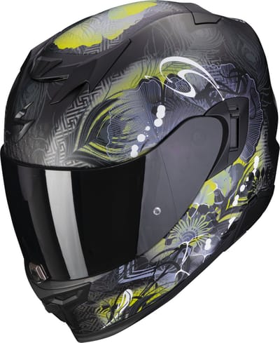 Scorpion Exo-520 Evo Air Melrose Mat Zwart-Geel Integraalhelm S