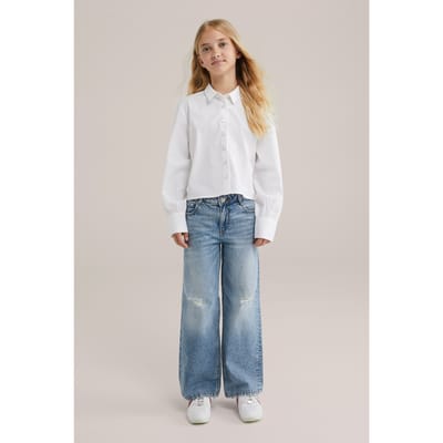 WE Fashion 5-pocket High Rise Blue Taglia: 164 | Jeans Outlet | kids | Blu
