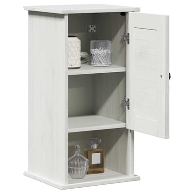 vidaXL - Badkamerkast - met - plank - VIGO - Wit - en - Antiek - Wit - 37 - x - 34 - x - 71,5 - cm
