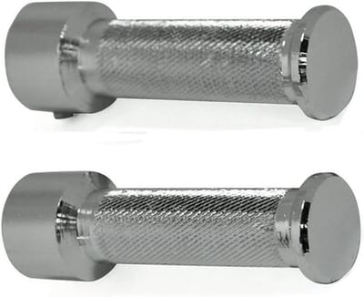 Ronde Chrome Voetsteunen voor Peugeot 103 en MBK 51 (Set van 2)