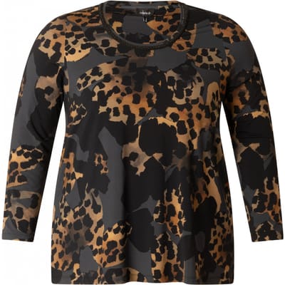 COLLETTA Maisie Tops - Black Multi Colour