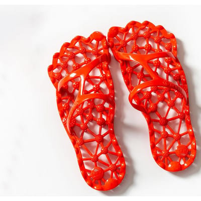 Holle Home Lekkende Badmassage Slippers Sandalen en Slippers Dames Voetmassage Slippers Harde Bodem Pijnloze Kleine Massage 36 red