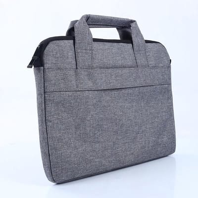 LuxeBass H521 aktetas Laptop Schoudertas 13.3 inch Notebook Tas Grijs