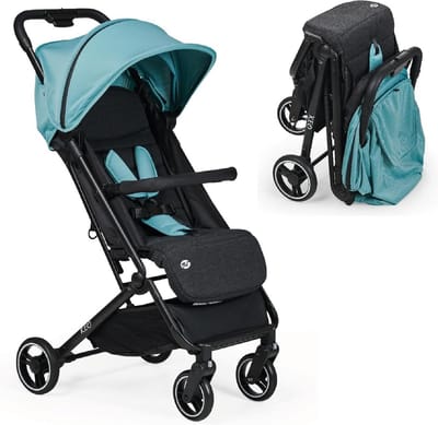 Kinderwagen Ultralicht Compact Boekvouwsysteem Zonneklep