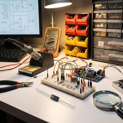 Gelijkrichter Diodes - Elektronische Componenten - Circuit Controle - Hoge Spanning - 100 Stuks - Zwart