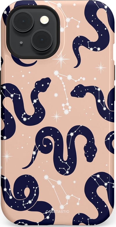 Casetastic Hoesje Geschikt voor Apple iPhone 15 Magsafe - Stijlvolle Beschermende Duo-layer Case - Astro slang