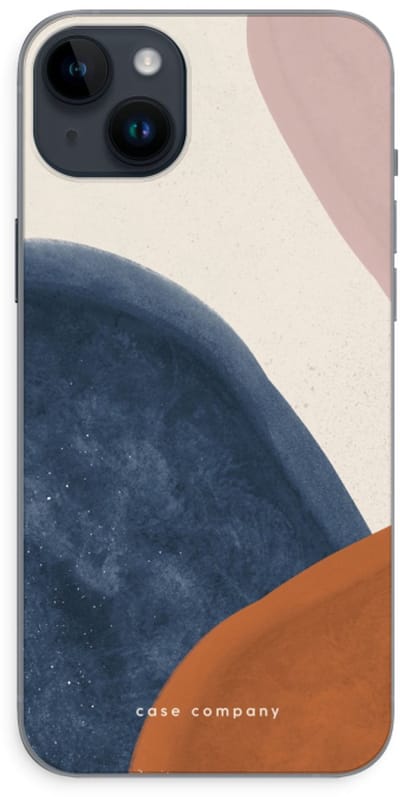 Case Company® - Hoesje geschikt voor iPhone 14 Plus hoesje - Geo #1 - Soft Cover Telefoonhoesje - Bescherming aan alle Kanten en Schermrand