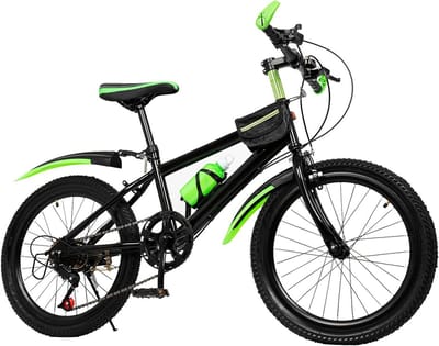 Kinderfiets 20 Inch Jongens Meisjes 7 Versnellingen City & Mountainbike met Verstelbaar Zadel