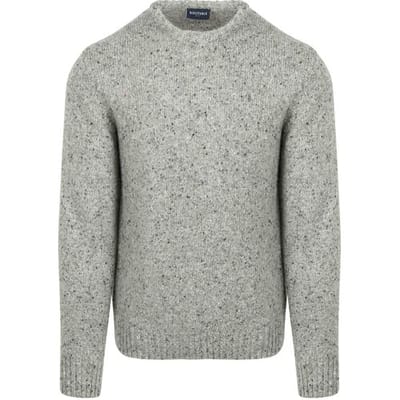 Suitable Trui Donnegal Tweed Eco Wool Grijs - Maat XXL - Heren - Pullover - Sweater