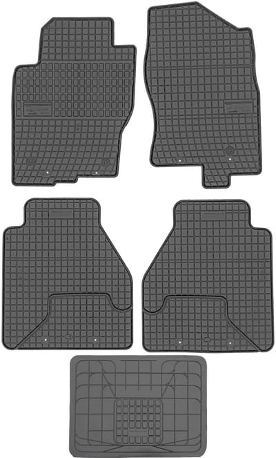 Frogum El Toro Serie - Rubberen Automatten - Nissan Navara 2005-2014 - Zonder Stoppers