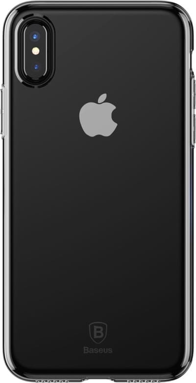 Baseus Simple Series doorzichtig geschikt voor iPhone X XS hoesje - Transparant