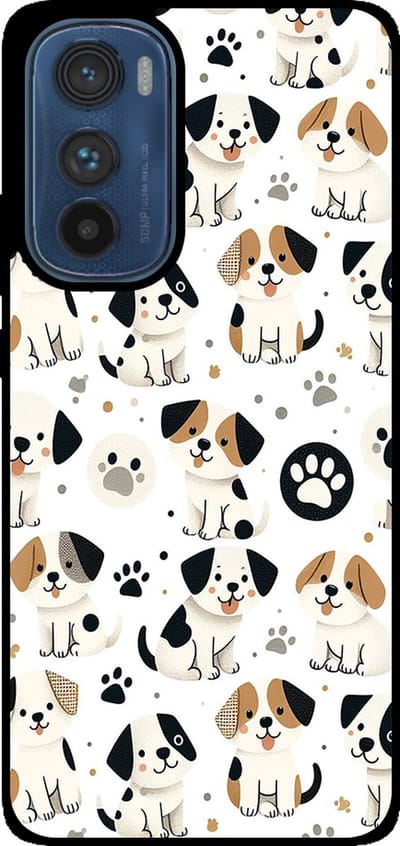 Smartphonica Telefoonhoesje Geschikt voor Motorola Edge 30 met honden opdruk - TPU backcover case dog design geschikt voor Motorola Edge 30