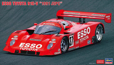Hasegawa Modelbouwpakket Auto - 20781 Esso Toyota 91C-V 1991 JSPC - Japanse Rauto Plastic - 1:24 - Modelbouw
