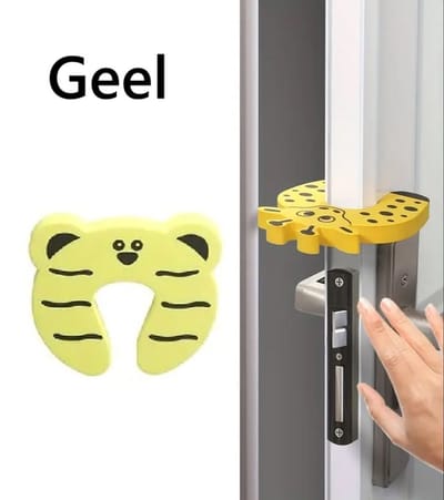 Deurstopper Dier I Baby En kind Deurbeschermer I Deurbescherming I Foam / Schuim I Dieren Deurstopper I 1 Stuk I Geel
