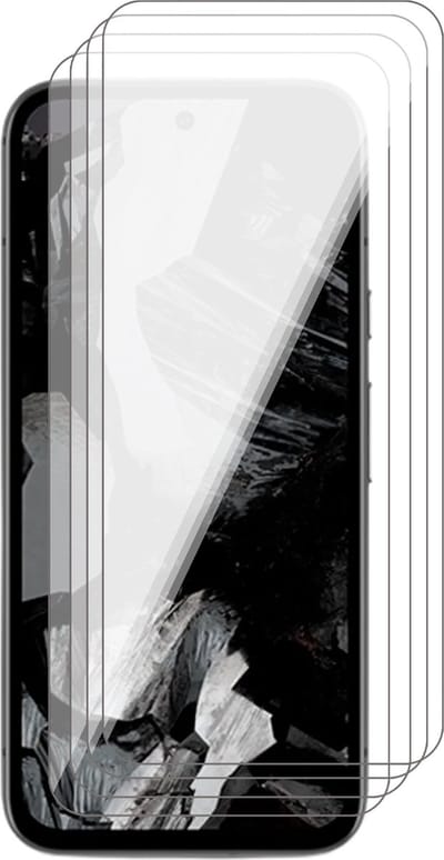 Screenprotector geschikt voor Google Pixel 8a - 4x Glas Screen Protector