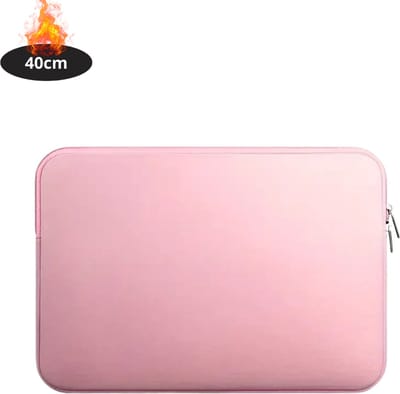 Nivard Laptoptas Krasbestendig - Laptop Sleeve - Rugtas - Schoudertas - Laptoshoes - Kantoortas - Dames & Heren - 15 Inch - Lichtroze