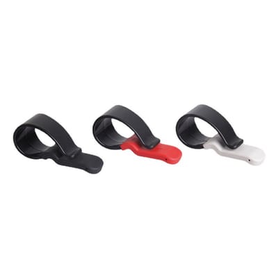 Universele Auto Brilklem in 3 Kleuren (Zwart / Rood / Wit), Stabiele Plastic Klem voor de Zonneklep, Krasbestendig en Eenvoudig te Monteren