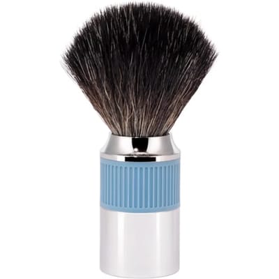 MÜHLE -Scheerkwast -NEO -Zwart -Fibre -Chroom/Gletsjerblauw, 21mm