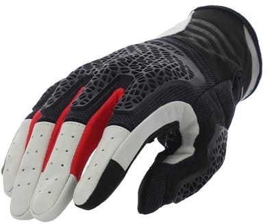 Acerbis Crossover Zwart Grijs Rode Handschoenen - Maat L - Handschoen