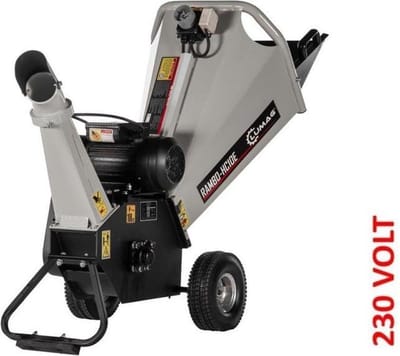 Lumag hakselaar HC10E-NL - 22000 Watt - 230Volt motor - duplex mestrommel.