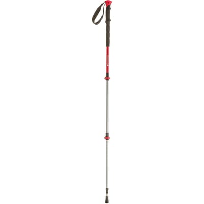 Ferrino Wandelstok Batura 62-135 Cm Zilver/rood Per Paar
