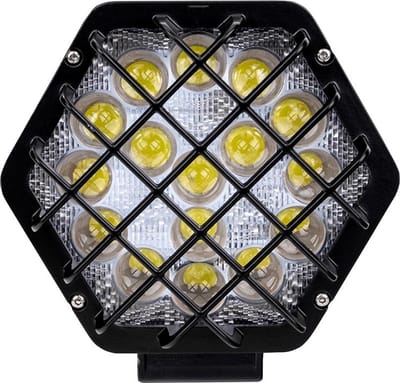 Verstraler LED 48W - werklicht HEX~2300 Lumen - 12V & 24V DC | daglichtwit 6500K | IP67