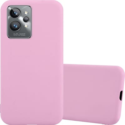 Cadorabo Hoesje geschikt voor Realme GT 2 PRO in CANDY ROZE - Beschermhoes gemaakt van flexibel TPU silicone Case Cover