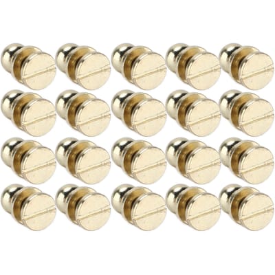 20set Messing Klinknagels Slijtvastheid Imitatie Goud Bagage Hardware Accessoires voor Knutselen